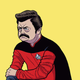 Illustration for article titled This Parks and Recreation/Star Trek Mashup Art Is Just Perfect